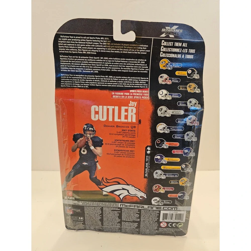 NFL Figure Lot Starting Lineup Elway Marino Long Jay Cutler McFarlane 1989-2008